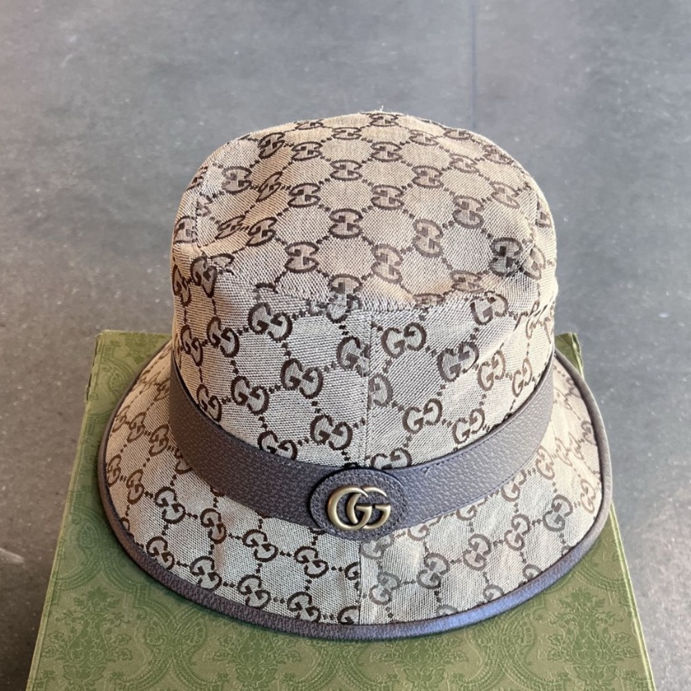 Gucci Beige and Brown Bucket Hat - Picture 6 of 9